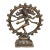 Burnished Brass Miniature Nataraja Deity For Sale