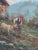 Bonfatti, Shepherdess, 20th Century, Oil on Canvas For Sale - Image 6 of 7