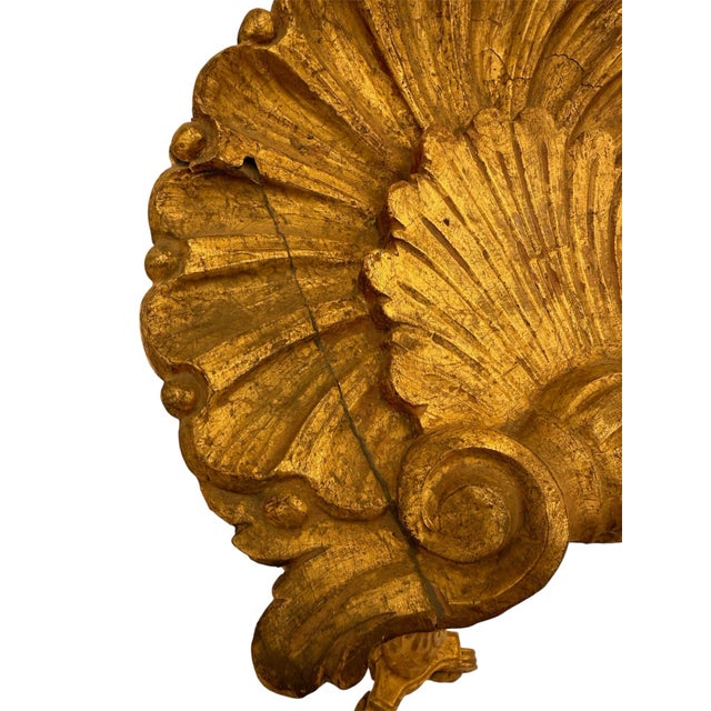 Gold 19th Century Carved Gilt Shell Music or Lectern For Sale - Image 8 of 8