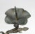 1900 - 1909 Meiji Early 20th Century Japanese Shokudai Bronze Candlestick Antique Metal Crane Bird Tortoise Animal Lotus For Sale - Image 5 of 12