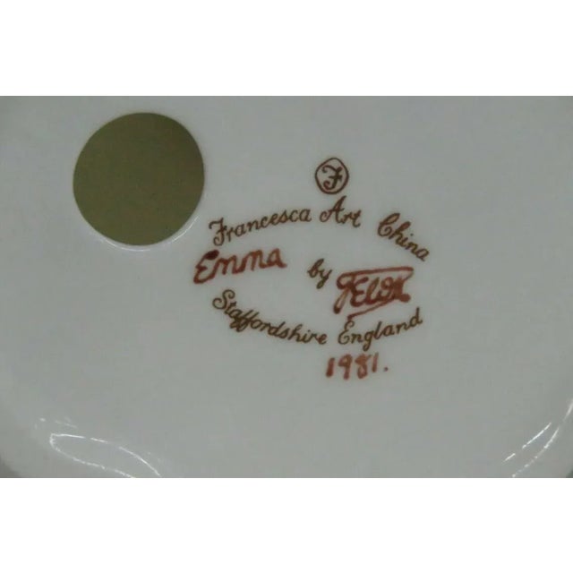 Francesca Emma Art China Staffordshire England Porcelain Figurine For Sale - Image 9 of 11
