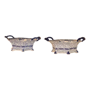 Pair of Circa 1913 "Chinese Bird". Handled Bowls