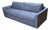 American Leather for Crate & Barrel Queen Bedford Trundle Sleep Sofa, Lake Chenille For Sale
