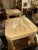 Pair of Italian MCM Parchment and Brass Side Tables For Sale In Dallas - Image 6 of 8