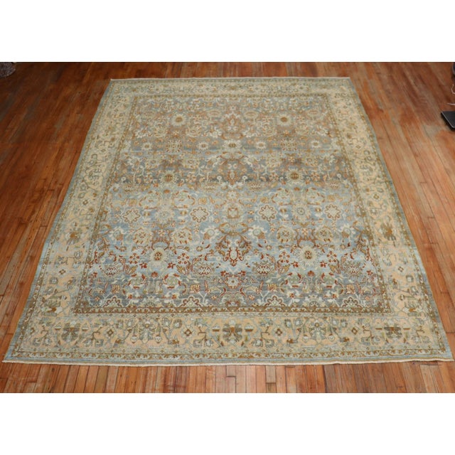 Stunning Antique Persian Bibikabad Room Rug , 9' X 12' For Sale - Image 9 of 9