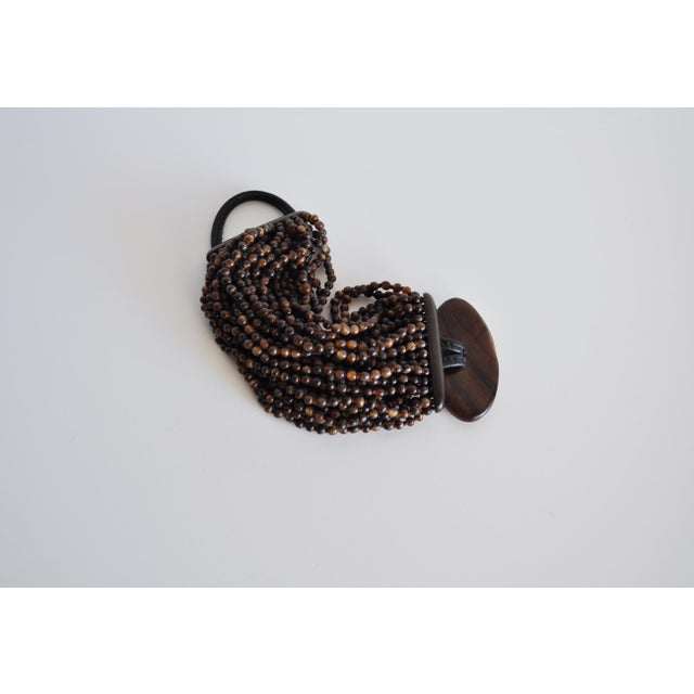Vintage Monies Faux-Horn Bracelet by Gerda Lynggaard, 1990s For Sale - Image 6 of 14