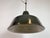 1950s Industrial Black Enamel Factory Lamp with Iron Top, 1950s For Sale - Image 5 of 18