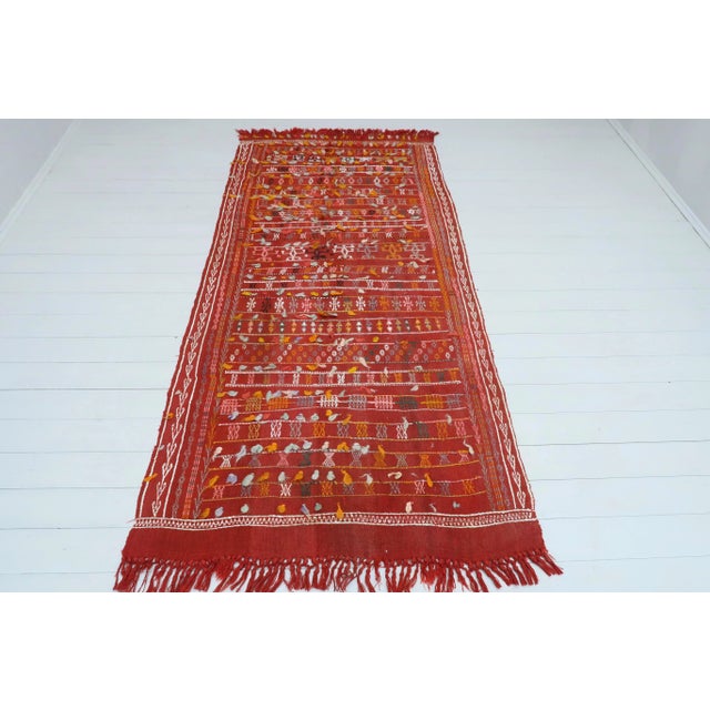 Vintage Turkish Kilim Rug- 4′ × 8′8″ For Sale - Image 13 of 13