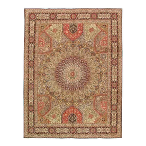 2020s Multi Color Persian Tabriz Gonbad