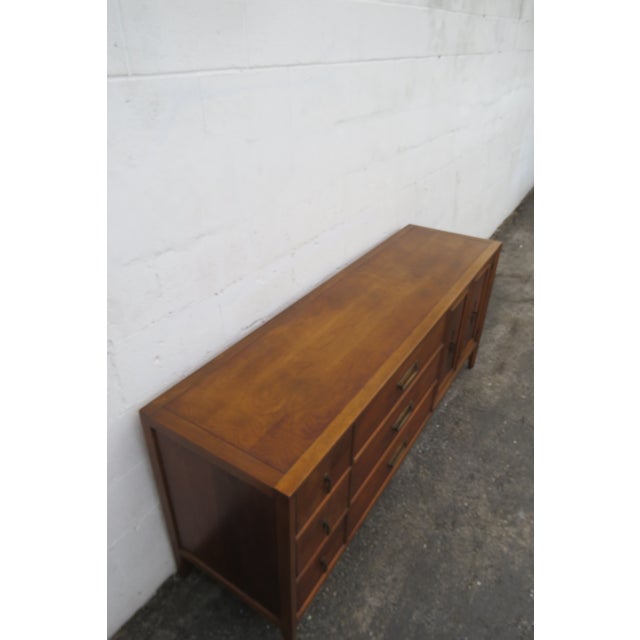 Fancher Furniture Mid 20th Century Modern Long Low Dresser Bathroom Vanity For Sale - Image 10 of 18