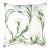 Scalamandre 22" x 22" Dianthus Pillow in Chervil For Sale