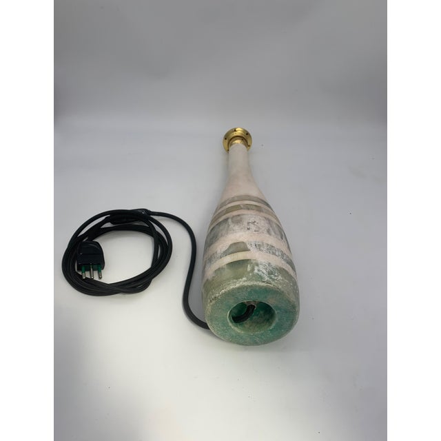 Volterra Alabaster Table Lamp, 1960 For Sale - Image 4 of 6