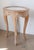 Art Nouveau Pettit Carved Marble French Side Table For Sale - Image 3 of 3