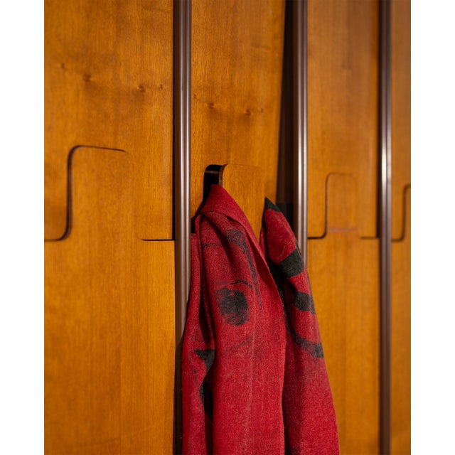 Mid-Century Modern Gronda Coat Hanger by Luciano Bertoncini for Elco, Italy, 1970s, Set of 5 For Sale - Image 3 of 12