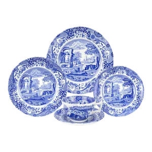 Spode Blue Italian Dinnerware 5-Piece Place Setting, Service for One