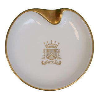 The Carlyle Hotel Gilt Ashtray For Sale
