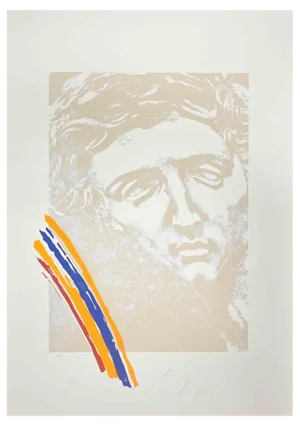 Mino Trafeli, Michelagnolo, Screen Print, 1984