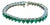 30 Ct Natural Heart Shape Emerald Cocktail Tennis Bracelet 14 Kt White Gold 7" For Sale