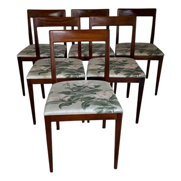 Vintage Danish Chairs, 1960s, Set of 6 For Sale