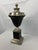 Neoclassical Late 20th Century Neoclassical Style Leather-Wrapped Decorative Urn With Nickel Finial For Sale - Image 3 of 8