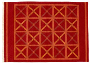 Nos Scandinavian Modern Flat Weave Rug by Anna Johanna Ångström