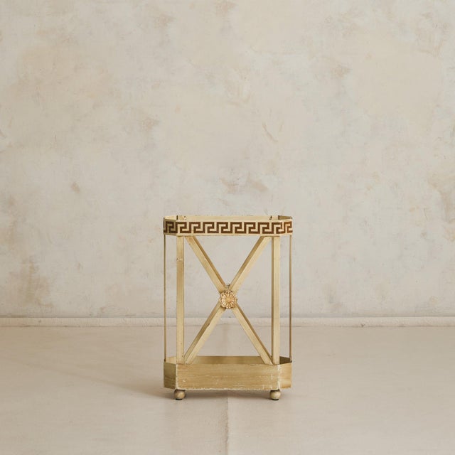 1970s 1970s French Neoclassical Umbrella Stand from Parisian Hotel For Sale - Image 5 of 11