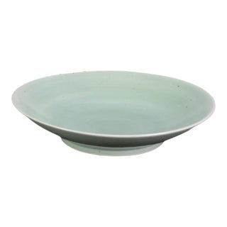 Large Frute Celadon Plate For Sale