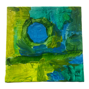 Original Acrylic Abstract Painting by Chani MacKay “Blue Moon”