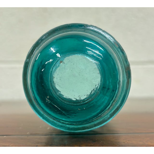 Vintage Hemingray 16 Aqua Teal Glass Insulator For Sale In Kansas City - Image 6 of 7