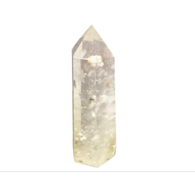 Clear Crystal Quartz Obelisk For Sale - Image 4 of 7