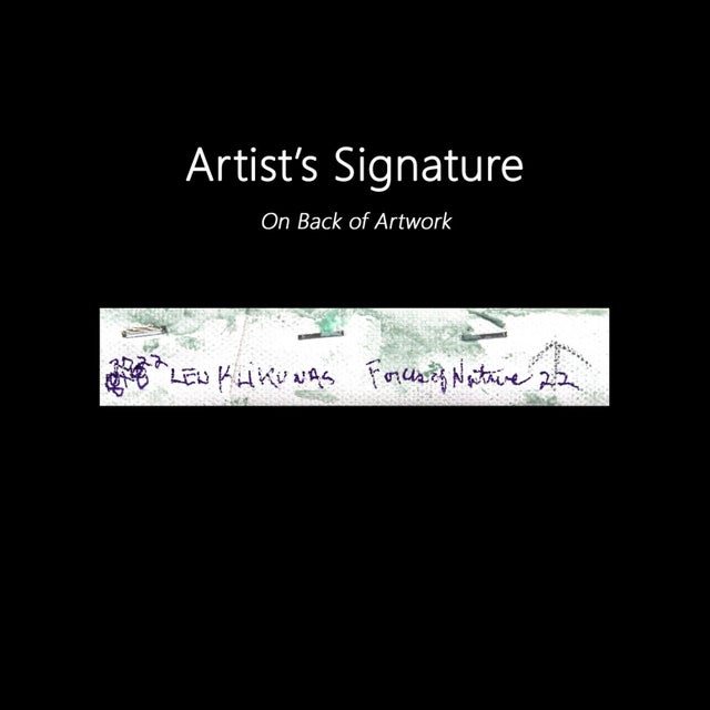 "Forces of Nature 22" Original Artwork by Len Klikunas For Sale - Image 9 of 10