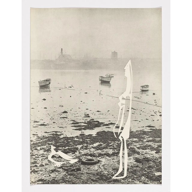 Black Pablo Picasso, Diurnes "La femme au bord de la mer", 1962, offset lithograph For Sale - Image 8 of 8