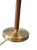 Brass Mid-Century Modern Lauren Ralph Lauren Home Brass & Leather Buffet Table Lamps – Campaign Style Designer Lighting - Pair For Sale - Image 8 of 11