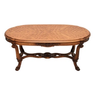 French Satinwood Coffee Table, 1920s For Sale