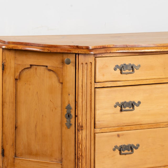 19th-Century Swedish Pine Sideboard or Buffet For Sale - Image 9 of 13