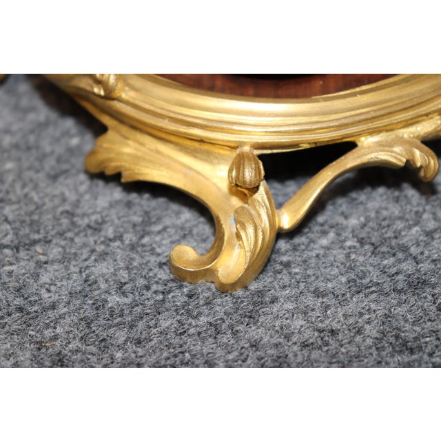 19th C. French Louis XV Style Ormolu Mounted Inkwell by Theodore Millet For Sale - Image 9 of 11