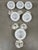 Vintage Opaline Ceiling Lamp from Philips, 1970s For Sale - Image 9 of 10