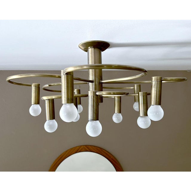 1970s Vintage Sputnik Ceiling Light from Cosack For Sale - Image 5 of 11