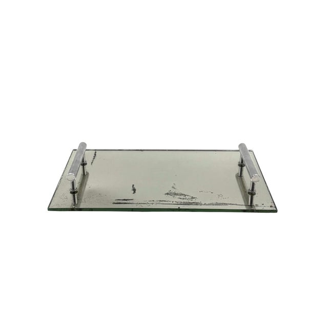 1960s Modernist Mirrored Tray, France 1960 For Sale - Image 5 of 12