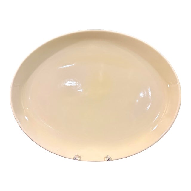 Mid 20th Century roquois Casual China Serving Platter From Designer Russel Wright For Sale