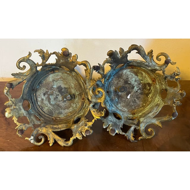 Antique 19th Century Japanese Blanc De Chine Models of Seated Cats Mounted on French Gilt Bronze Ormolu Bases - A Pair For Sale - Image 10 of 12