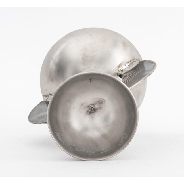 Metal Ann Sperry Welded Steel Sculptural Tazza For Sale - Image 7 of 8
