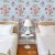 Schumacher Sample - Schumacher Ashford Wallpaper in Rose & Sky For Sale - Image 4 of 5
