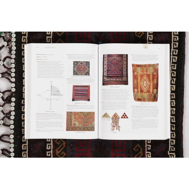Black Vintage Balisht Tribal Rug in Polychromatic Geometric Patterns - Rug & Kilim For Sale - Image 8 of 9