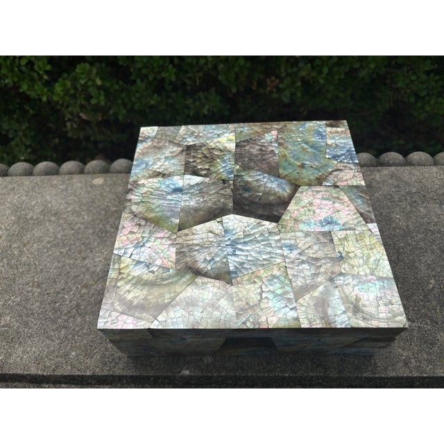 Vintage Tessellated Abalone Box For Sale In Houston - Image 6 of 10