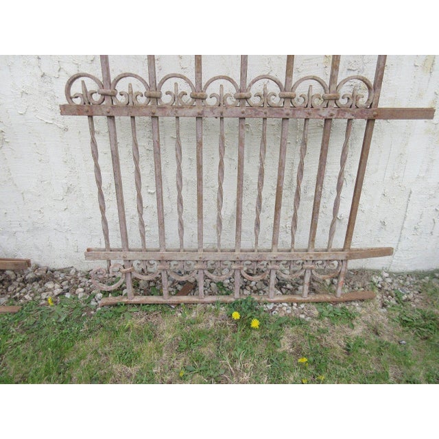 1900 - 1909 Antique Victorian Garden Fence Salvage For Sale - Image 5 of 6