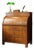 Early 19th Century Biedermeier Cylinder Roll-Top Desk For Sale