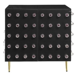 Dry Bar Cabinet with Glass by Justfurnituress For Sale