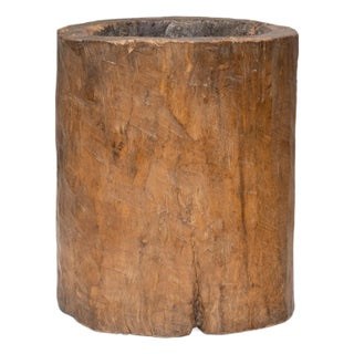 Chinese Provincial Trunk Mortar, C. 1900 For Sale