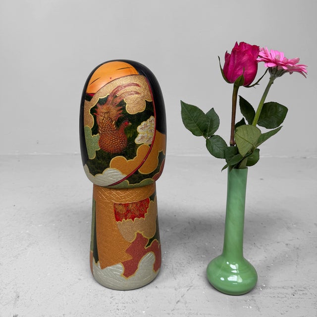 Mid-Century Modern Large Japanese Sōsaku Kokeshi by Toa Sekiguchi, 1960s For Sale - Image 3 of 11